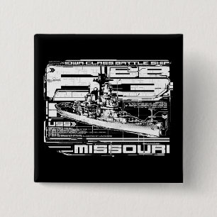 Mighty Mo 15 Cm Square Badge