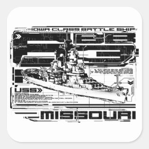 Mighty Mo Square Sticker