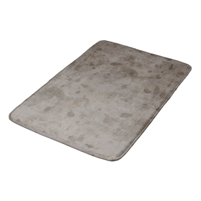Mighty Mole Brown Faux Marble Bath Mats (Angled)