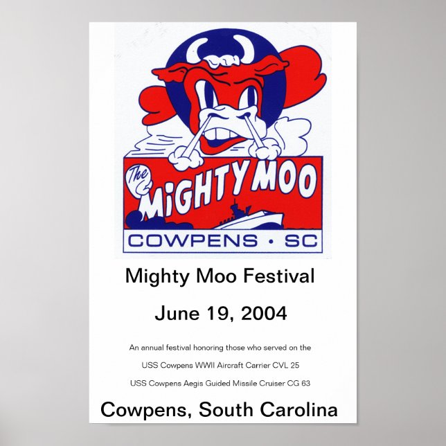 Mighty Moo Festival 2004 Poster (Front)