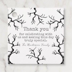 Mighty Oak Halloween Thank You Tags