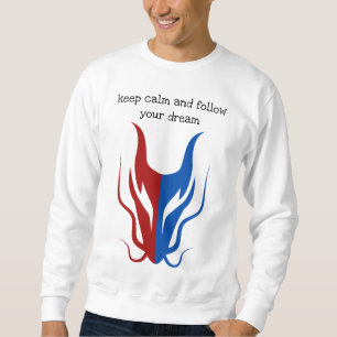 Mighty Red and Blue Dragon Sweatshirt
