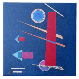 Mighty Red - Kandinsky Tile