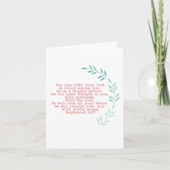 mighty saviour notecard (Front)