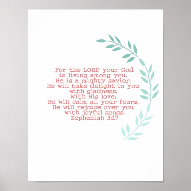 mighty saviour poster print (Front)