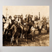 Mighty Sioux - Vintage Stereoview