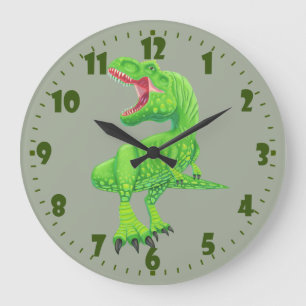 Mighty T-Rex Large Clock