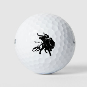 Mighty Taurus the Bull Zodiac Golf Balls