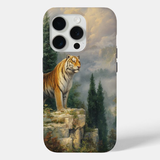 Mighty Tiger Mountain Scene Case-Mate iPhone Case (Back)