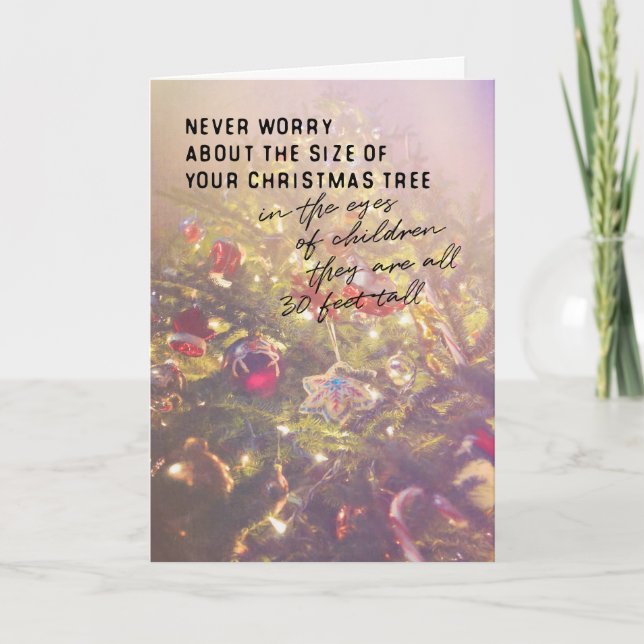 MIGHTY TREE Greeting Card (Front)