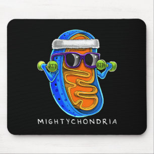 Mightychondria Cellular Biology Science Teacher Fu Mouse Pad