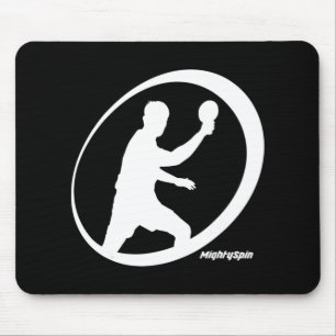 MightySpin Ping Pong Tee Table Tennis Comfy Mouse Pad
