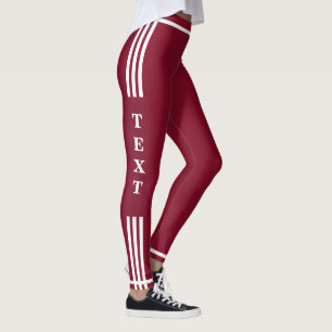 Migned Design - Add  Your Text / Colour Leggings