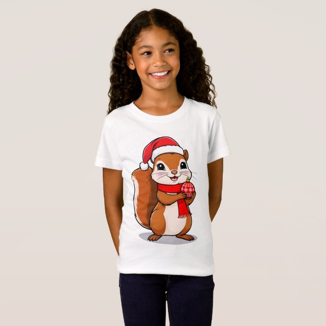 Mignon Christmas squirrel T-Shirt (Front Full)