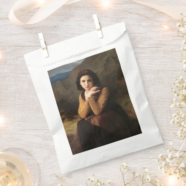Mignon Innocence of Adolescent Girl, Bouguereau  Favour Bags (Clipped)
