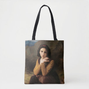 Mignon Innocence of Adolescent Girl, Bouguereau Tote Bag