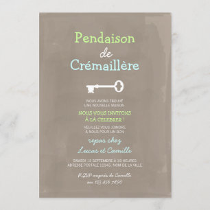 Mignon Pendaison de Crémaillère Invitation
