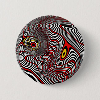 Migraine Aura Optical Illusion 6 Cm Round Badge