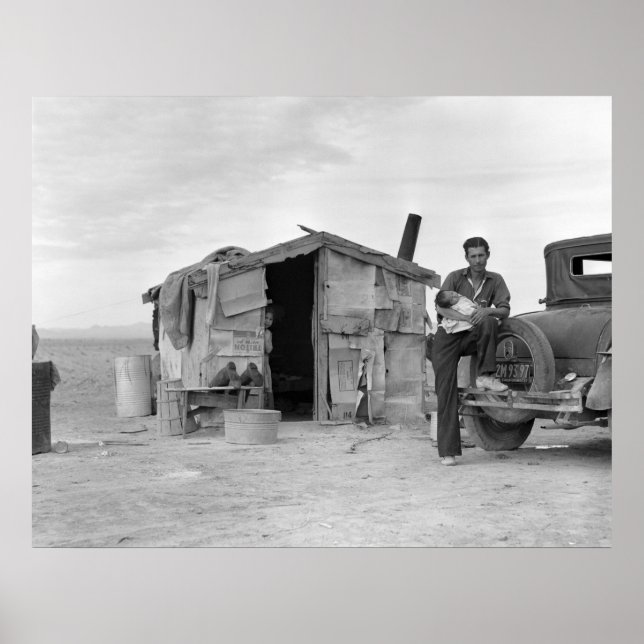 Migrant Mexican Worker: 1937 Poster (Front)