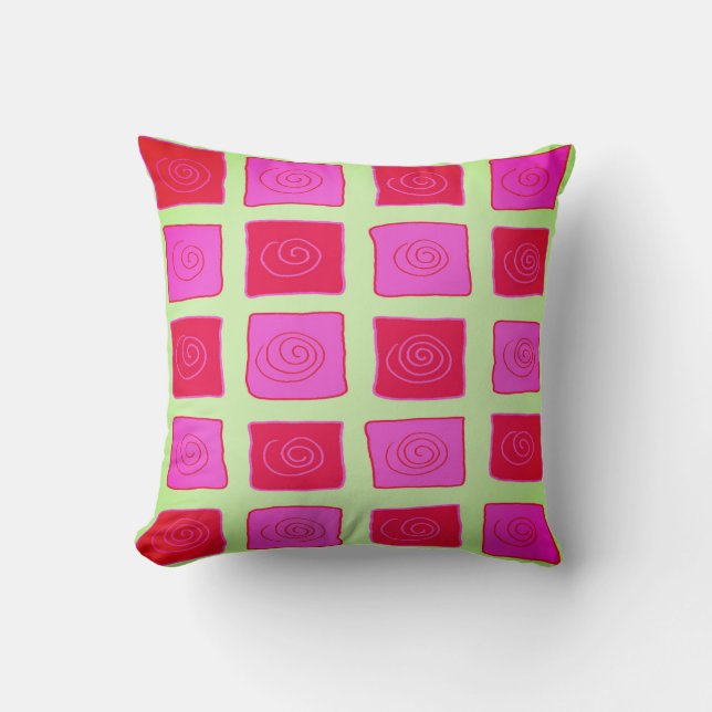 Migration Throw Pillow (Front)