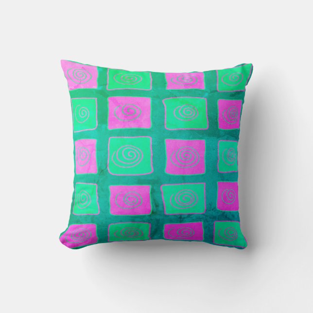 Migration Throw Pillow (Front)