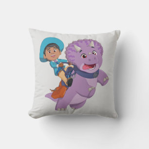 Miguel and Tango   Dino Ranch Cushion