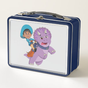 Miguel and Tango   Dino Ranch Metal Lunch Box