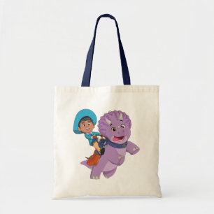 Miguel and Tango   Dino Ranch Tote Bag