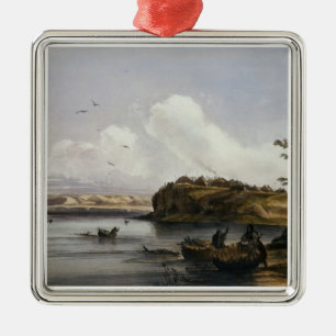 Mih-Tutta-Hankush, a Mandan Village, plate 16 from Metal Tree Decoration