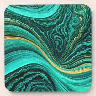 “Mijas” Layers of sapphire and sunshine Coaster