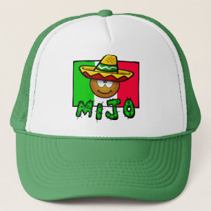 Mijo - Cute Little Mexican Kid Wearing Sombrero Trucker Hat
