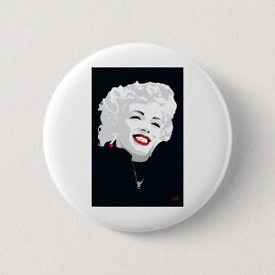 MIK05BW Miki Marilyn.tif 6 Cm Round Badge