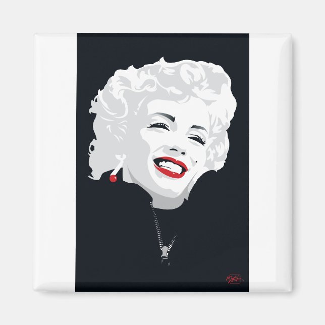 MIK05BW Miki Marilyn.tif Magnet (Front)
