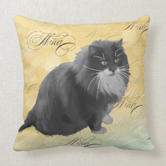 Mika 3 Personalised Cat Pillow