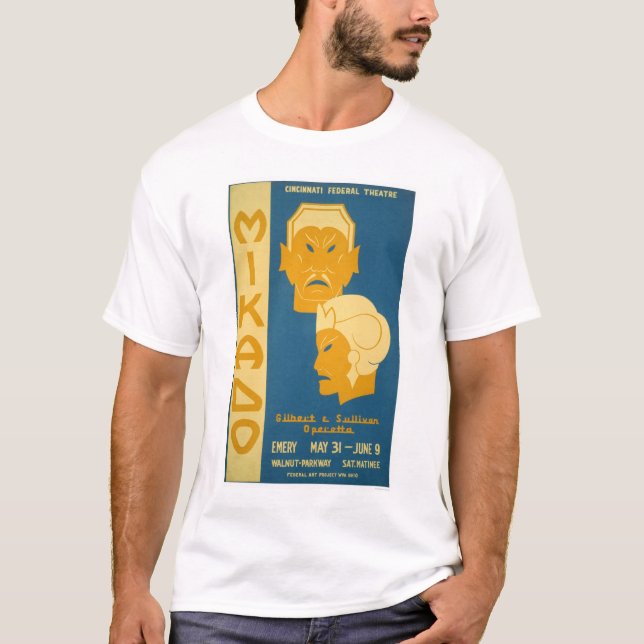 Mikado Gilbert Sullivan 1939 WPA T-Shirt (Front)