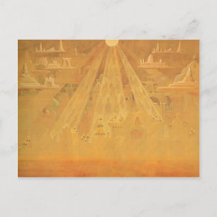 Mikalojus Ciurlionis- Sonata of the Pyramids Postcard
