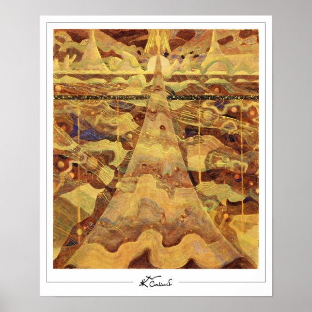 Mikalojus Konstantinas Ciurlionis Zedign Art Post… Poster (Front)