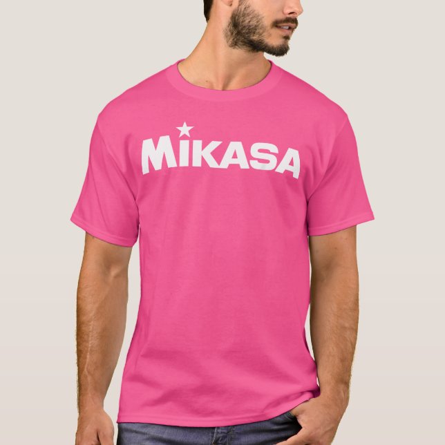 Mikasa (Mikasa) Back Logo (Wh) Volleyball T-Shirt (Front)