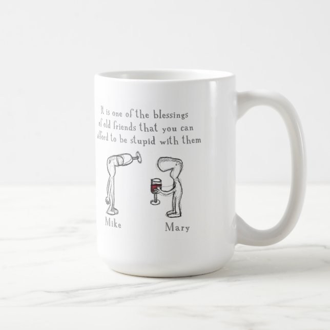 Mike and Mary Coffee Mug (Right)