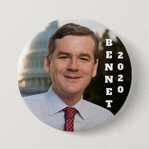 Mike Bennet 2020 Portait 7.5 Cm Round Badge