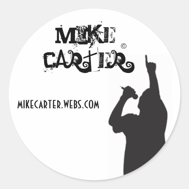 Mike Carter sticker (Front)