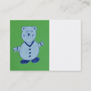 Mike Chubby Business Cards, 8.9 cm x 6.4 cm Card