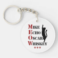 Mike Echo Oscar Whiskey MEOW Cat