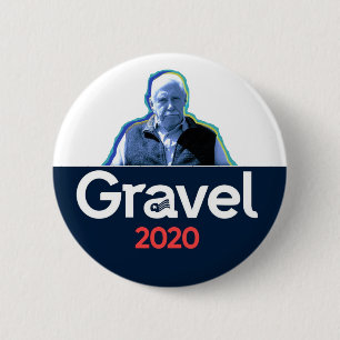 Mike Gravel 2020 6 Cm Round Badge