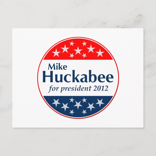 Mike Huckabee 2012 (v106) Postcard (Front)
