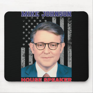Mike Johnson New House Speaker American Usa Flag P Mouse Pad