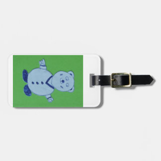 Mike Luggage Tag with Leather Strap