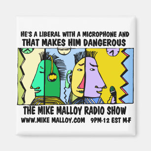 MIKE MALLOY RADIO SHOW MAGNETS