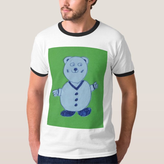 Mike Men's Basic Ringer T-Shirt (Front)