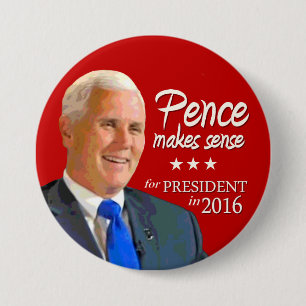 Mike Pence for President 2016 7.5 Cm Round Badge
